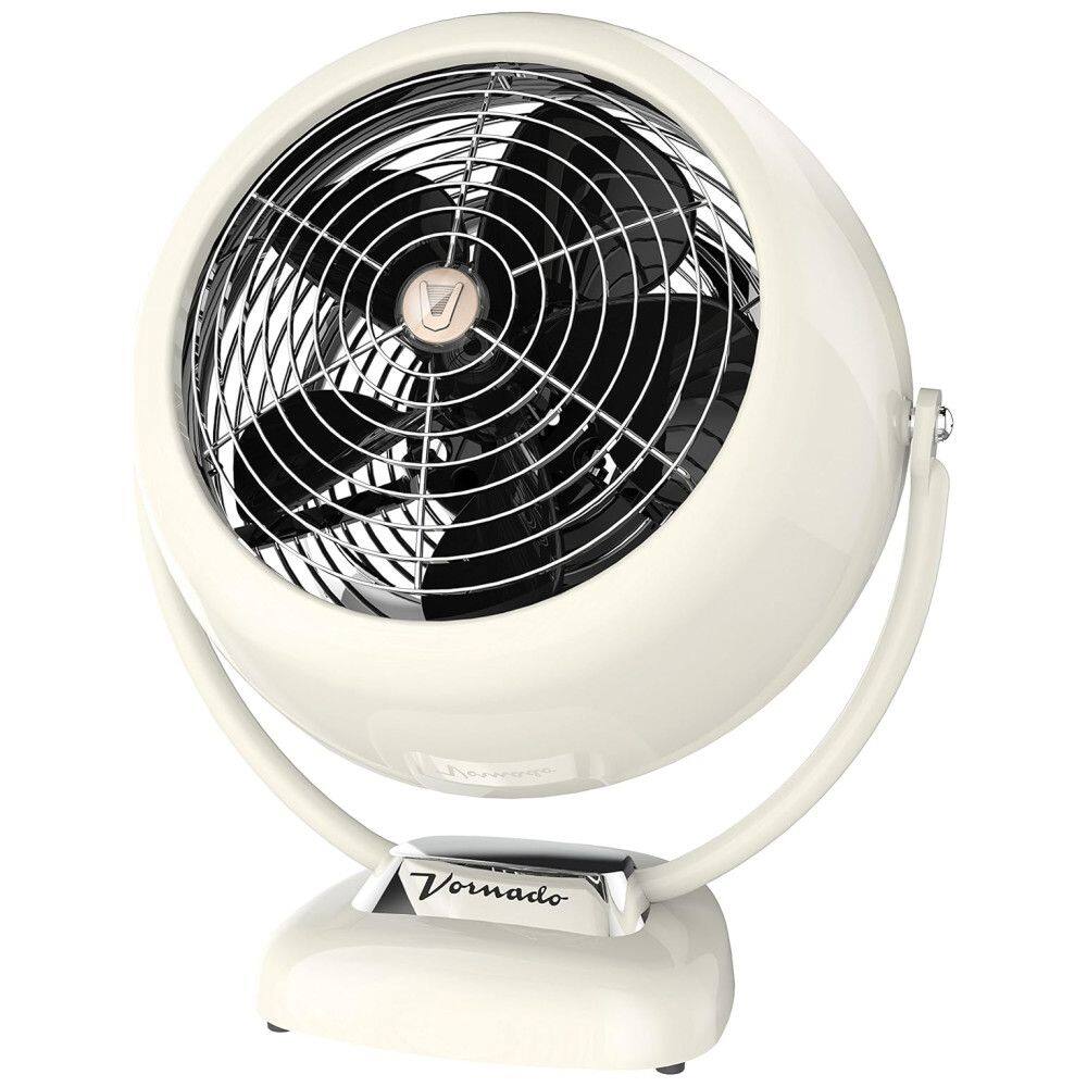 Ventilador Circulador de Ar de Metal Retro com 3 Velocidades, 110V 30W, Vornado VFAN Sr. CR1 0230 75, Branco