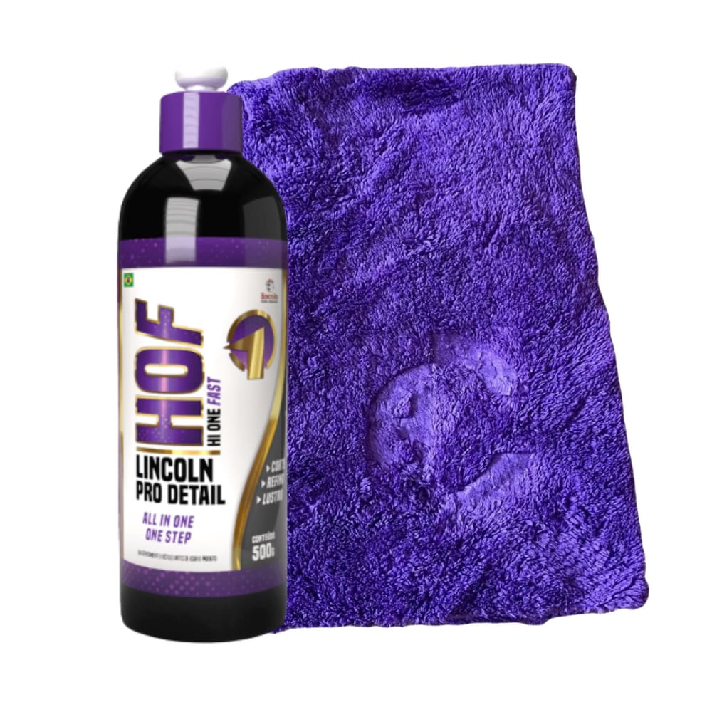 Kit HOF 500ml Lincoln + Microfibra AutoCrazy 40x60