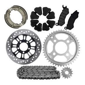 Kit Relação Titan Fan 150 160 Cbs Pastilha Lona Disco Freio