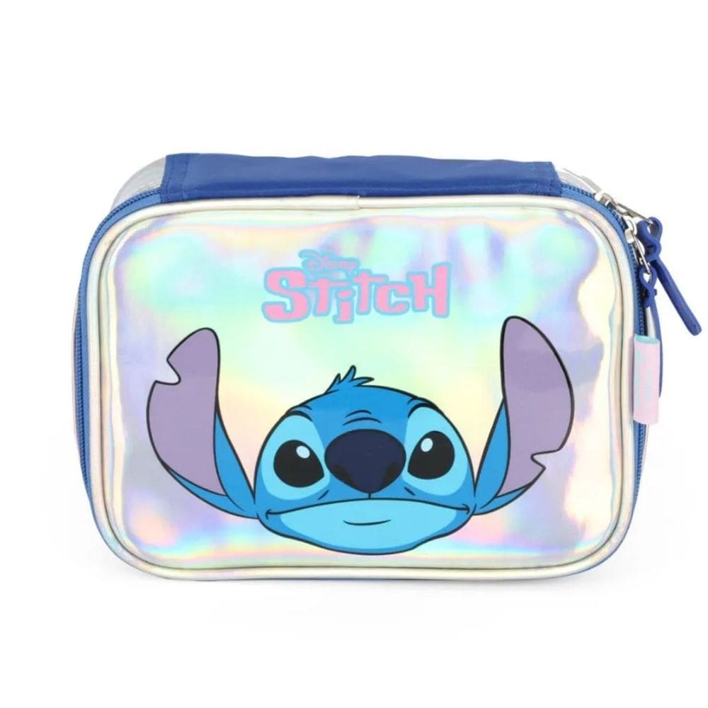 Estojo Box Metalizado Stitch Disney