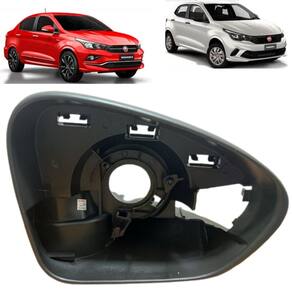 Cabeça Corpo Moldura Retrovisor Argo Cronos Direito