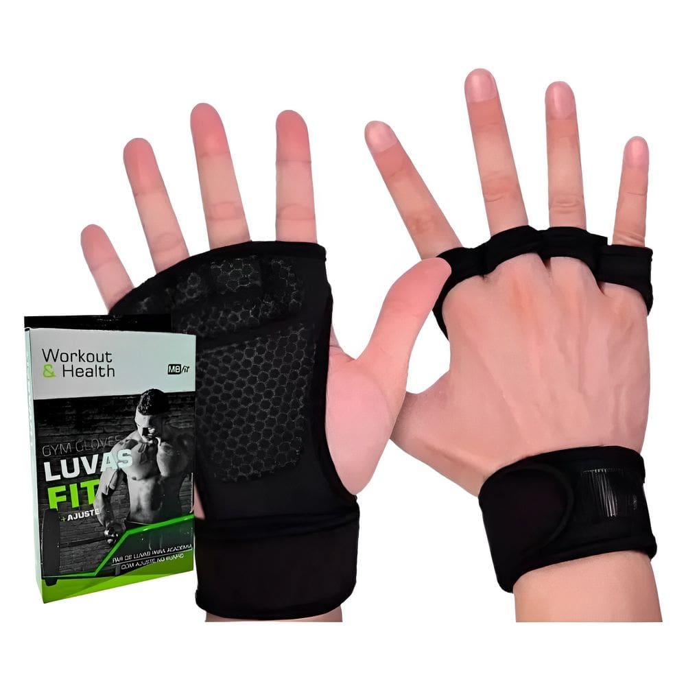 Luva Neoprene Academia Fitness Crossfit Musculação C/ Punho