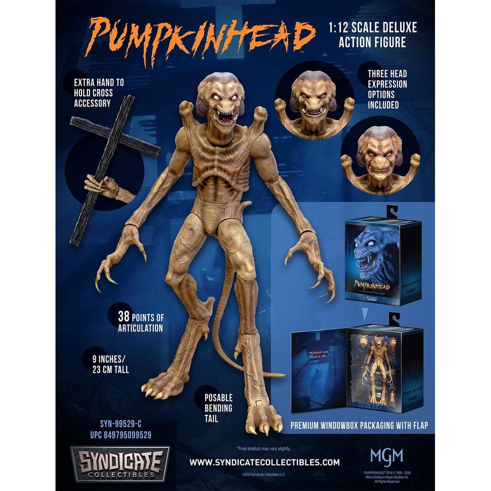 Action Figure Syndicate Collectibles Pumpkinhead escala 1:12