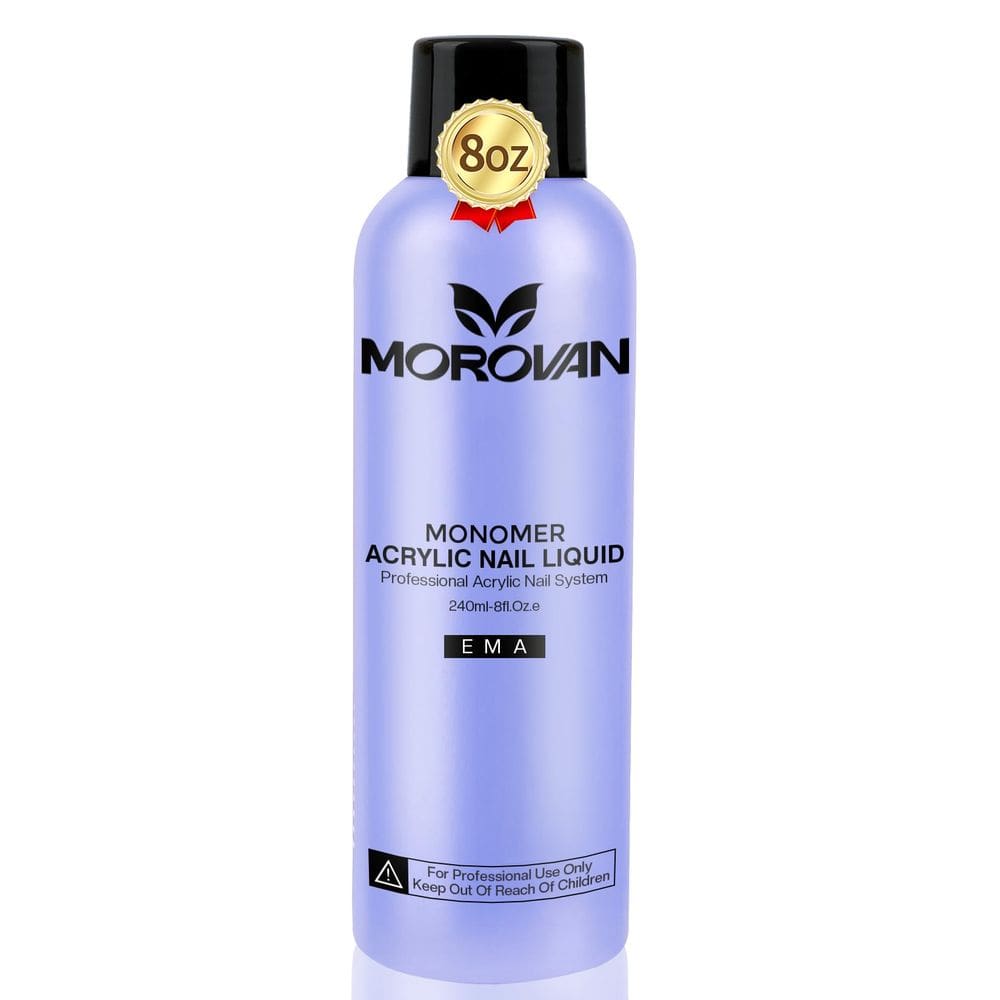 Líquido de unhas acrílico Monomer Morovan 240mL para pó acrílico