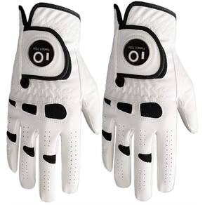 Luva de golfe FINGER TEN masculina Left Hand Right, pacote com 2 unidades, tamanho S-XL