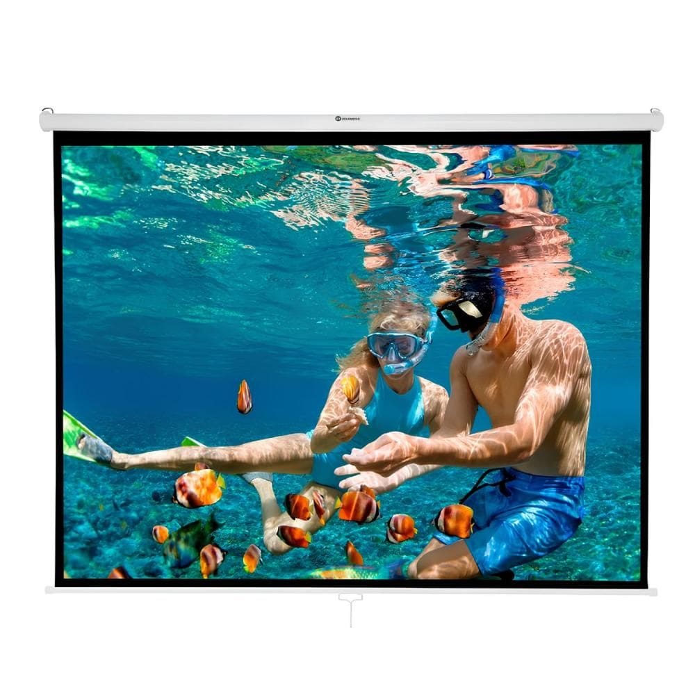 Tela de Projeção Retrátil 78 - 200 x 150cm - Para Teto/Parede - Goldentec 52484