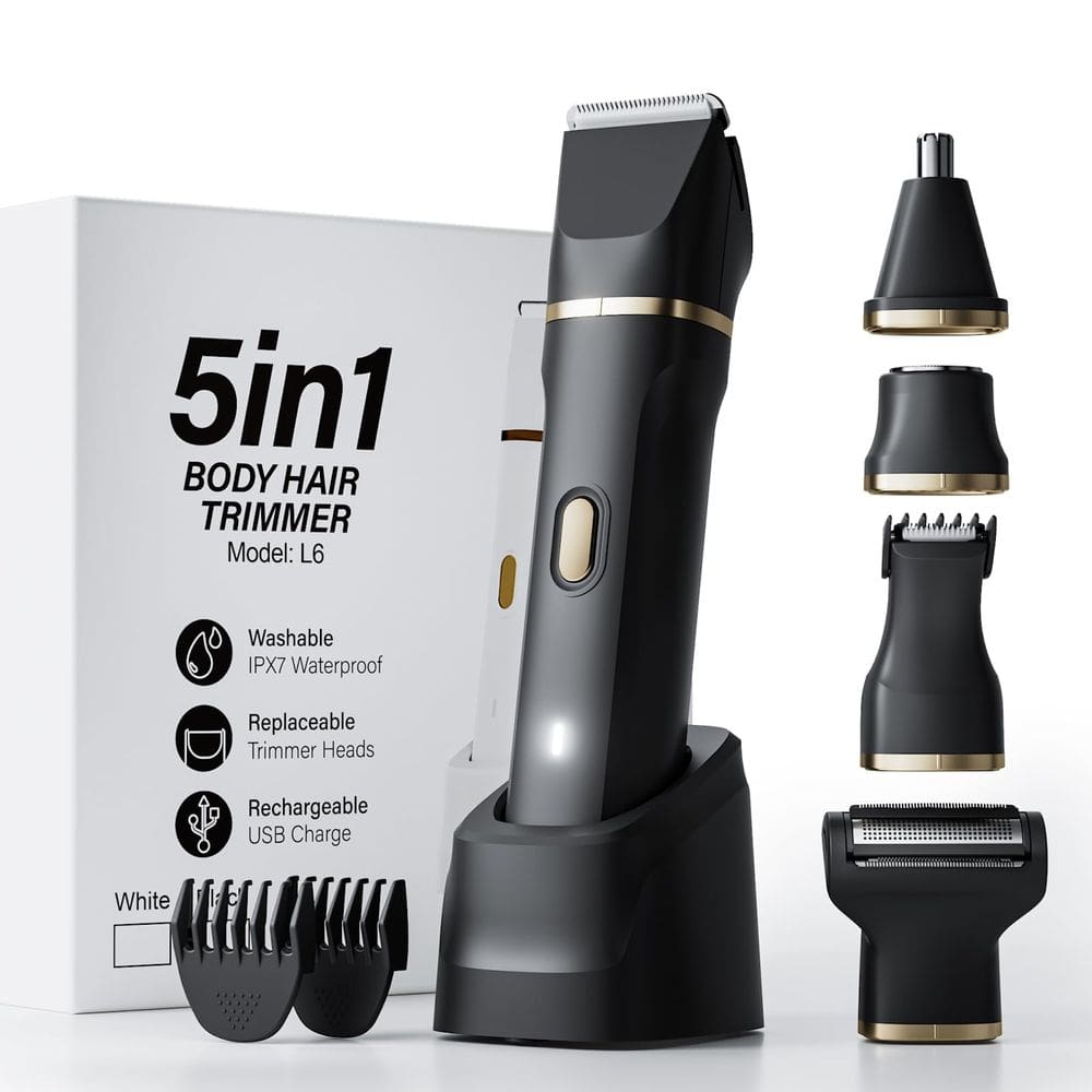 Barbeadores elétricos OKYUK 5 em 1 úmidos/secos para mulheres IPX7 à prova d`água