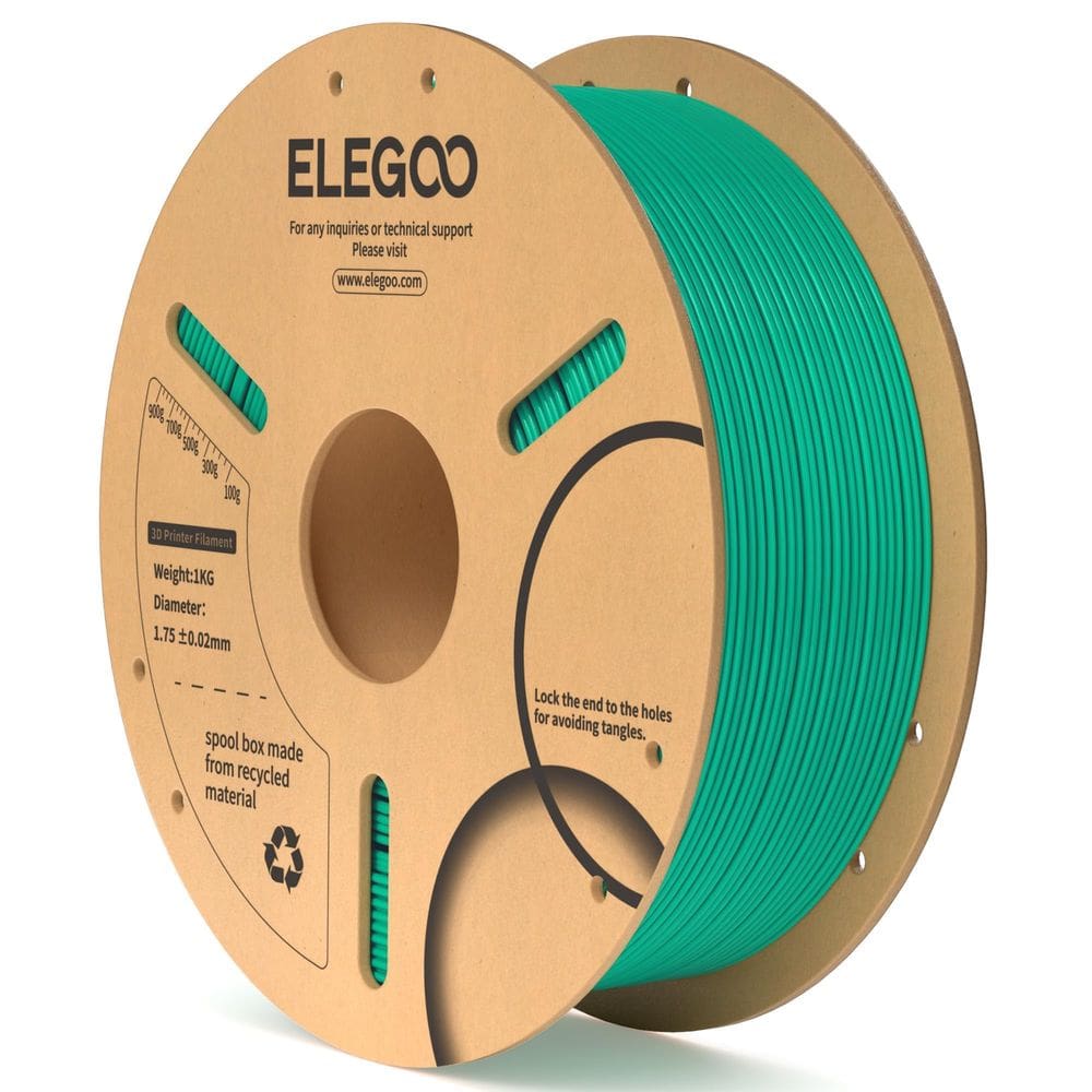 Filamento para impressora 3D ELEGOO PLA 1,75 mm verde marinho 1 kg