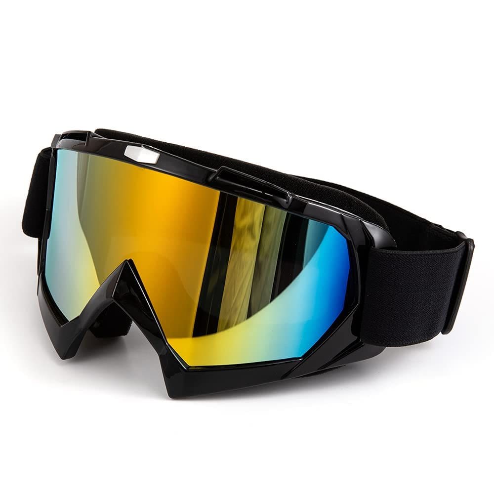 Óculos de motocicleta APEBAZY Vintage para esportes de esqui off-road masculinos