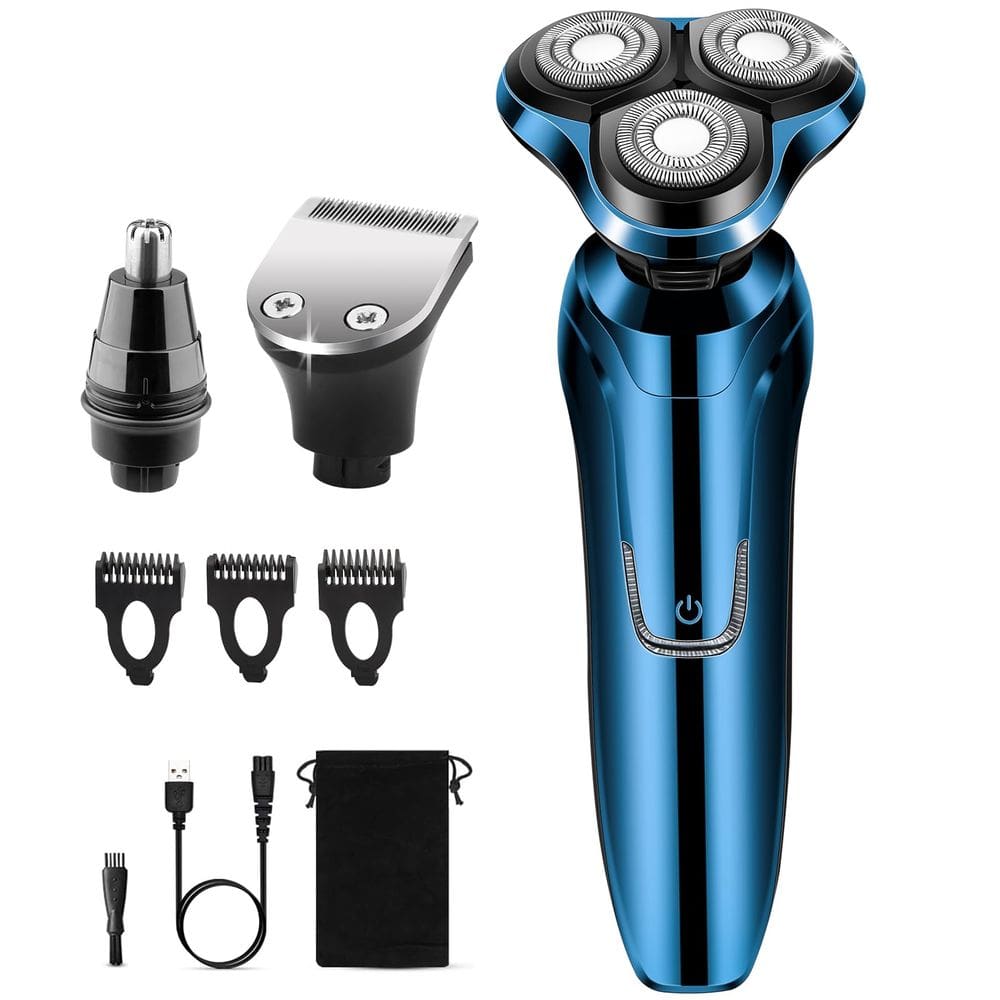 Barbeador elétrico Handsomeface 2024 Rotary Waterproof para homens