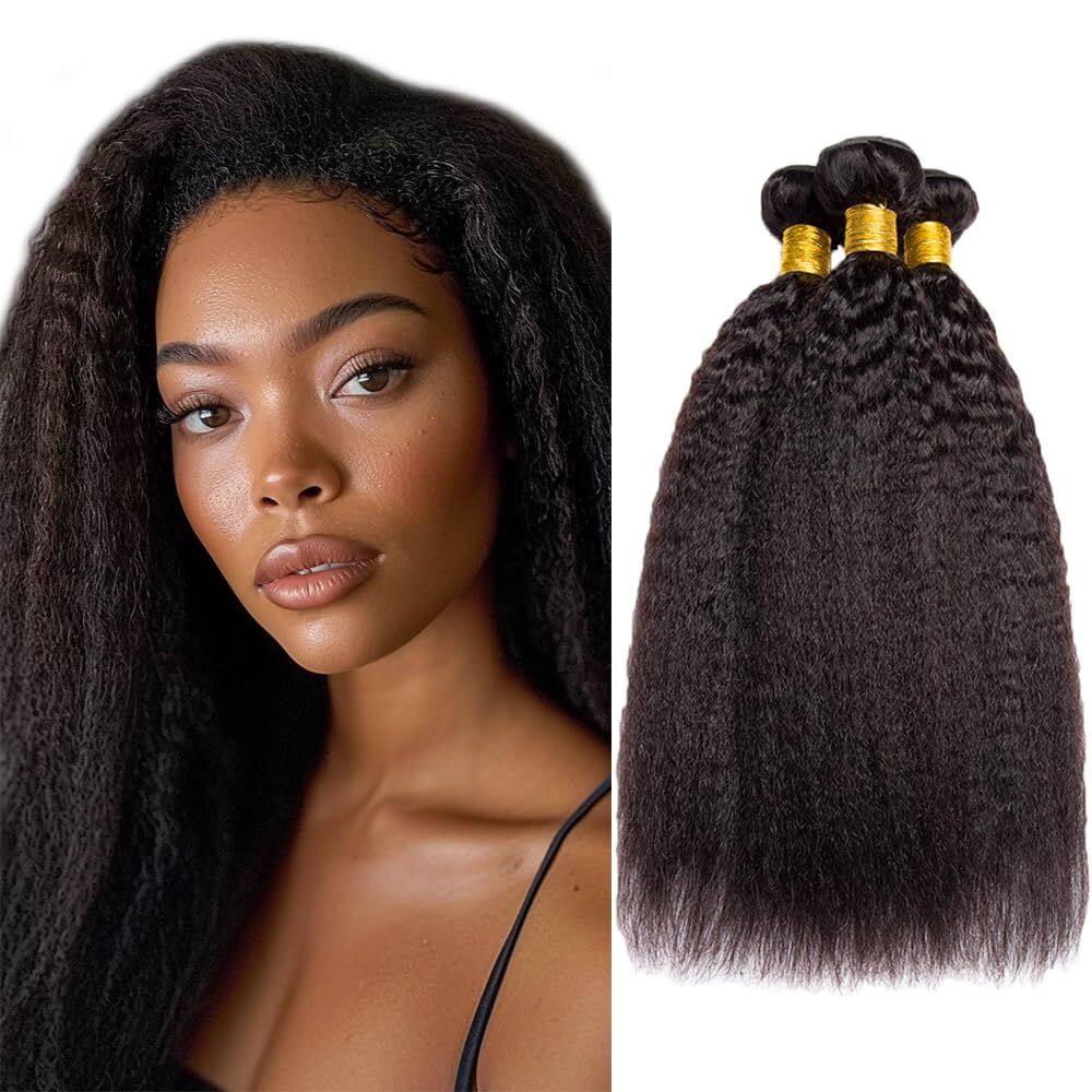 Pacotes de cabelo Biottihair Yaki Straight Brazilian Virgin 30-40cm