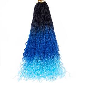 Crochet Hair Beverlee Goddess Box Braids 18 polegadas, 8 pacotes