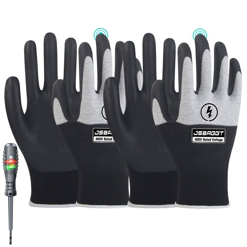 Luvas de eletricista JSBAGGT 6PCS 400V Resistência à tensão
