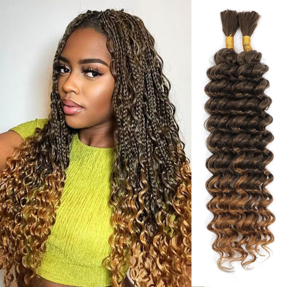 Braiding Hair Jinhui Synthetic Mix Human Hair 20 cm Wet Wond