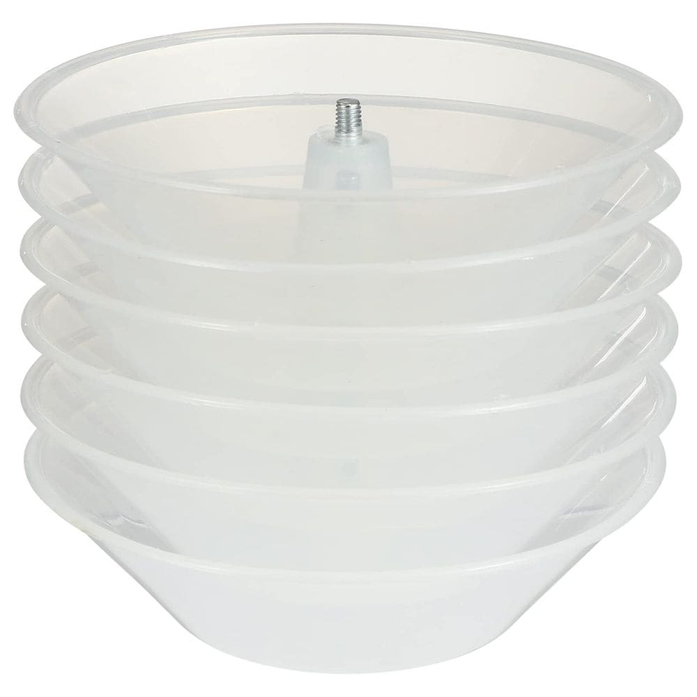 Exaustores de reposição de fogão, coletor de graxa transparente, 6 unidades Luxshiny