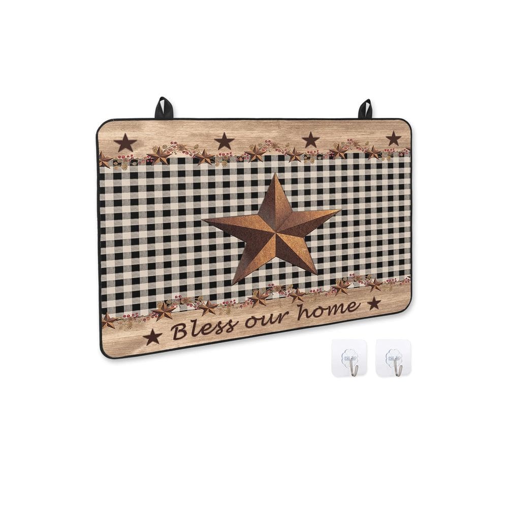Tampa superior do fogão T&H xHome Rustic Barn Texas Western Star