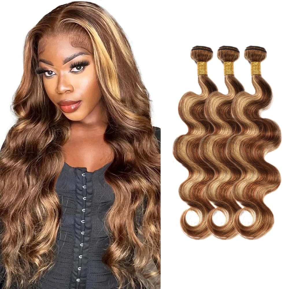 Pacote de cabelo Freiuoke Body Wave Wavy Brazilian 3 pacotes