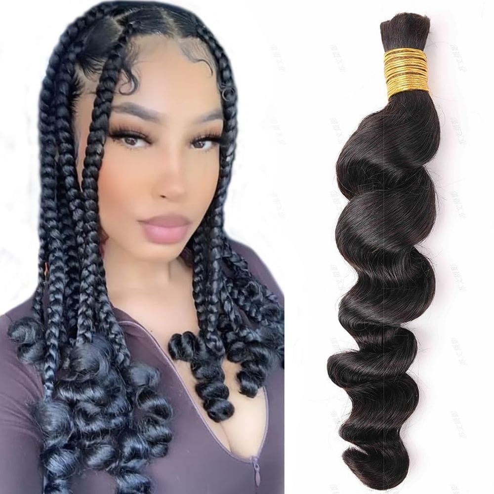 Bulk Hair Misoun Loose Deep Wave 100% cabelo humano brasileiro