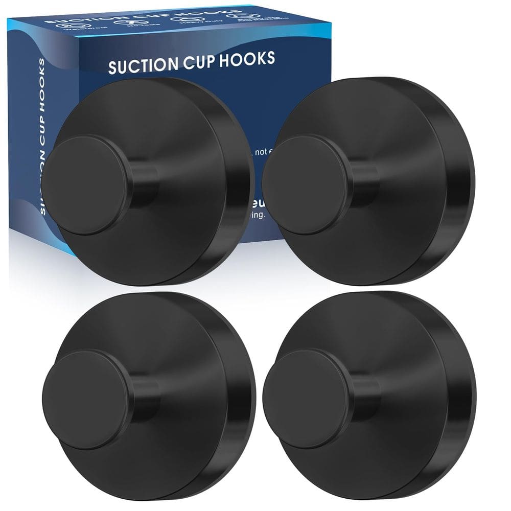 Ganchos de ventosa MOTAIPEAK para chuveiro e parede de banheiro, pacote com 4