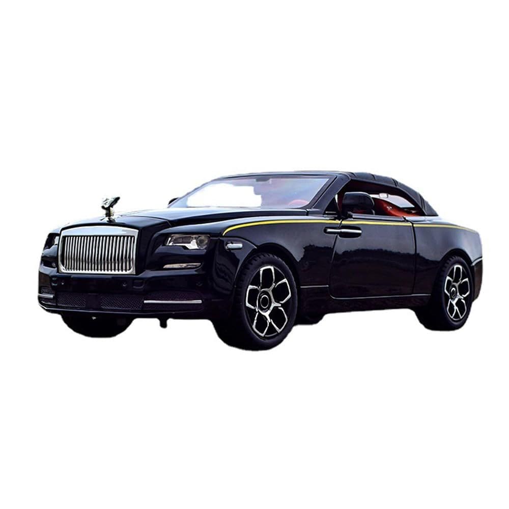 Carro de brinquedo EROCK Rolls-Royce Dawn em escala 1/24 fundido sob pressão com luz