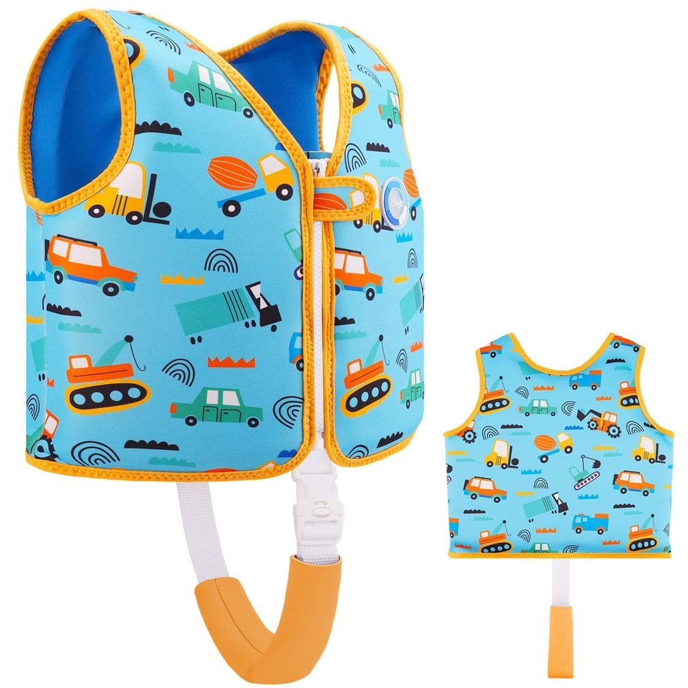 Colete de natação OSHYLE Premium de neoprene para crianças de 1 a 9 anos com alças