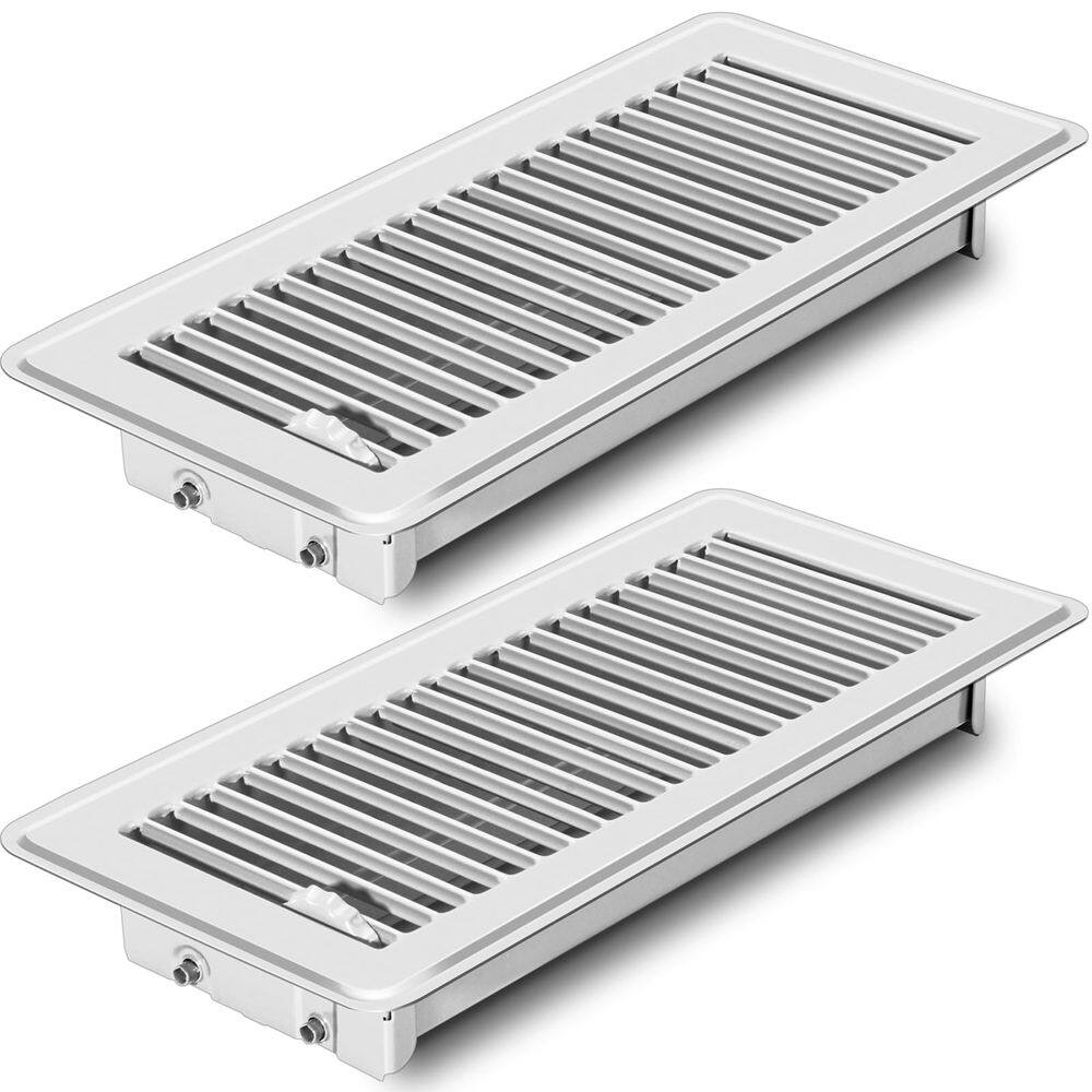 Tampa de ventilação de metal pesado Floor Register DGB 4x10" x2