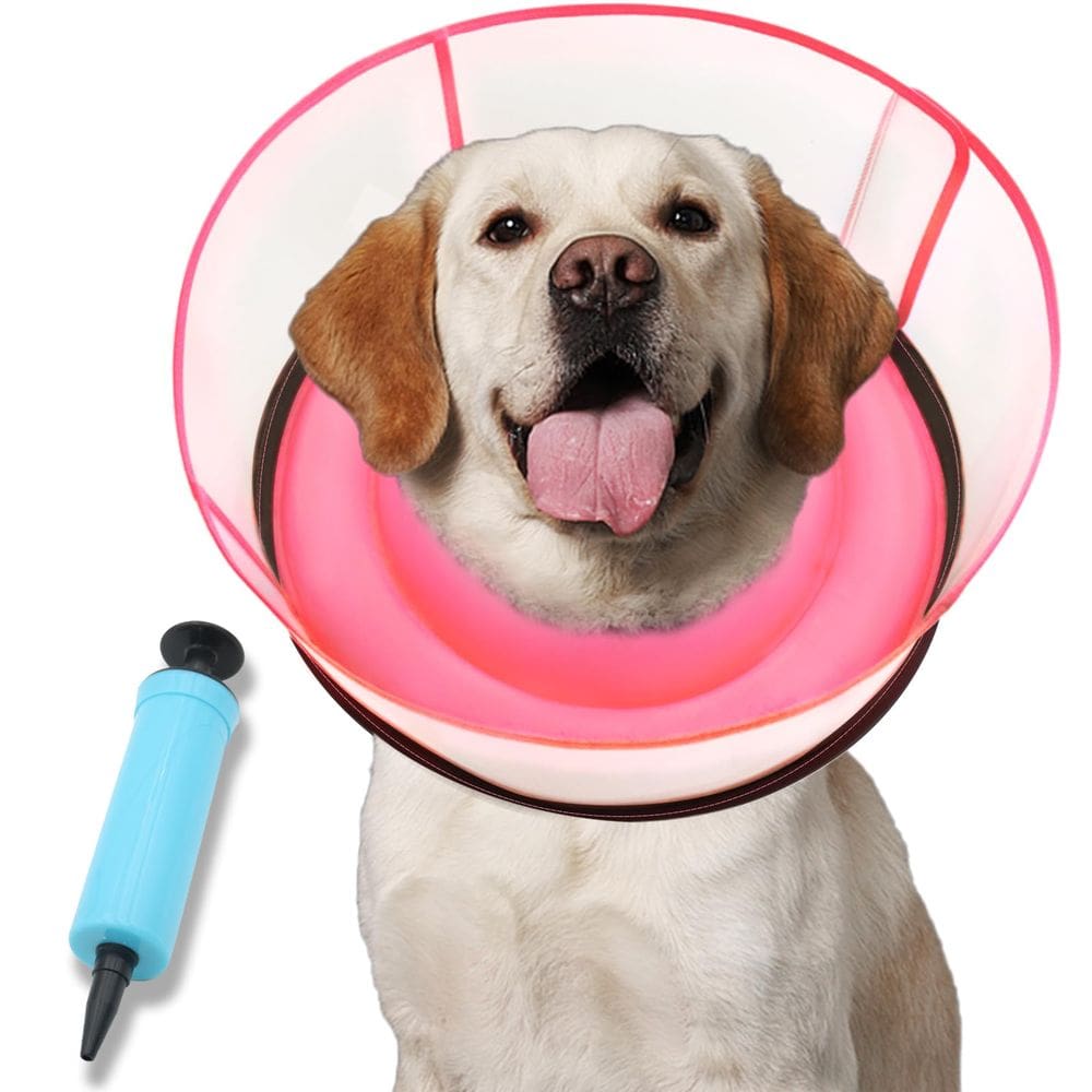 Cone inflável para cães NoarWin após cirurgia para cães grandes