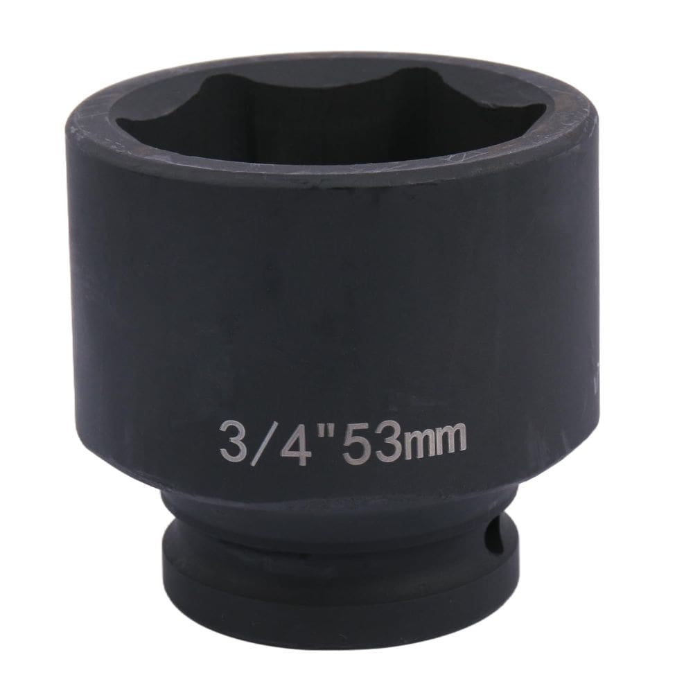 Soquete de impacto YTKavQ 3/4 Drive 53 mm, aço de liga de cromo-molibdênio padrão de 6 pontos