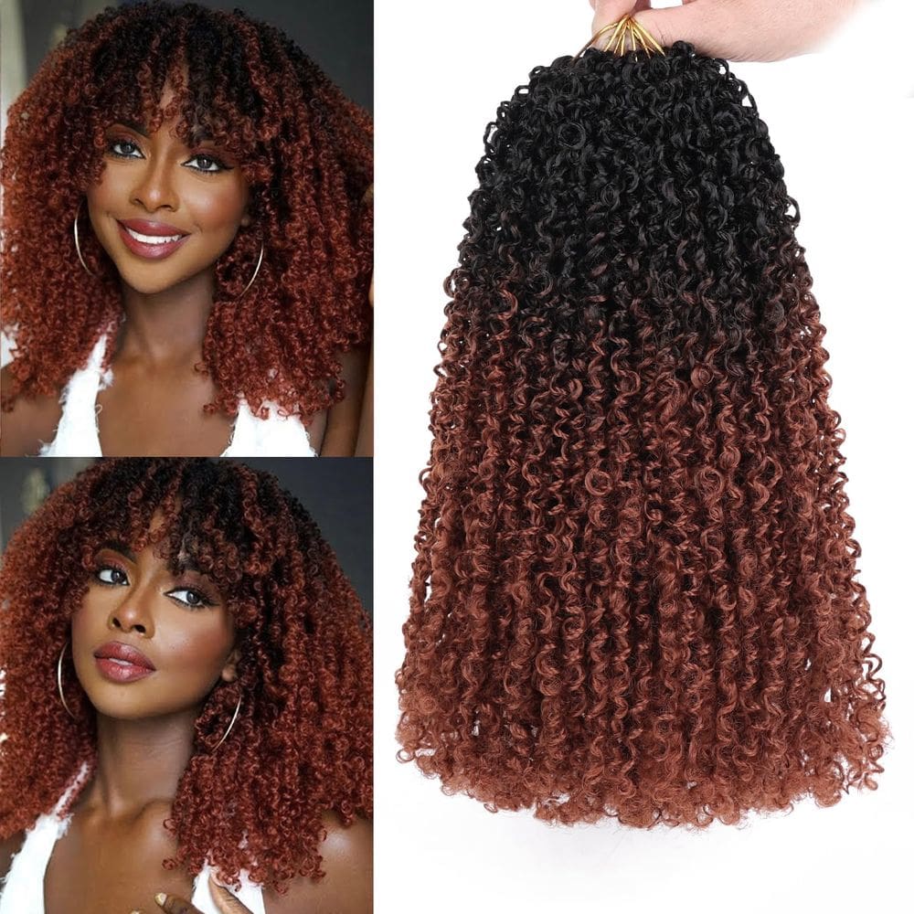 Crochet Hair COOKOO Pre Twisted Yanky Twist 30 cm, 8 pacotes