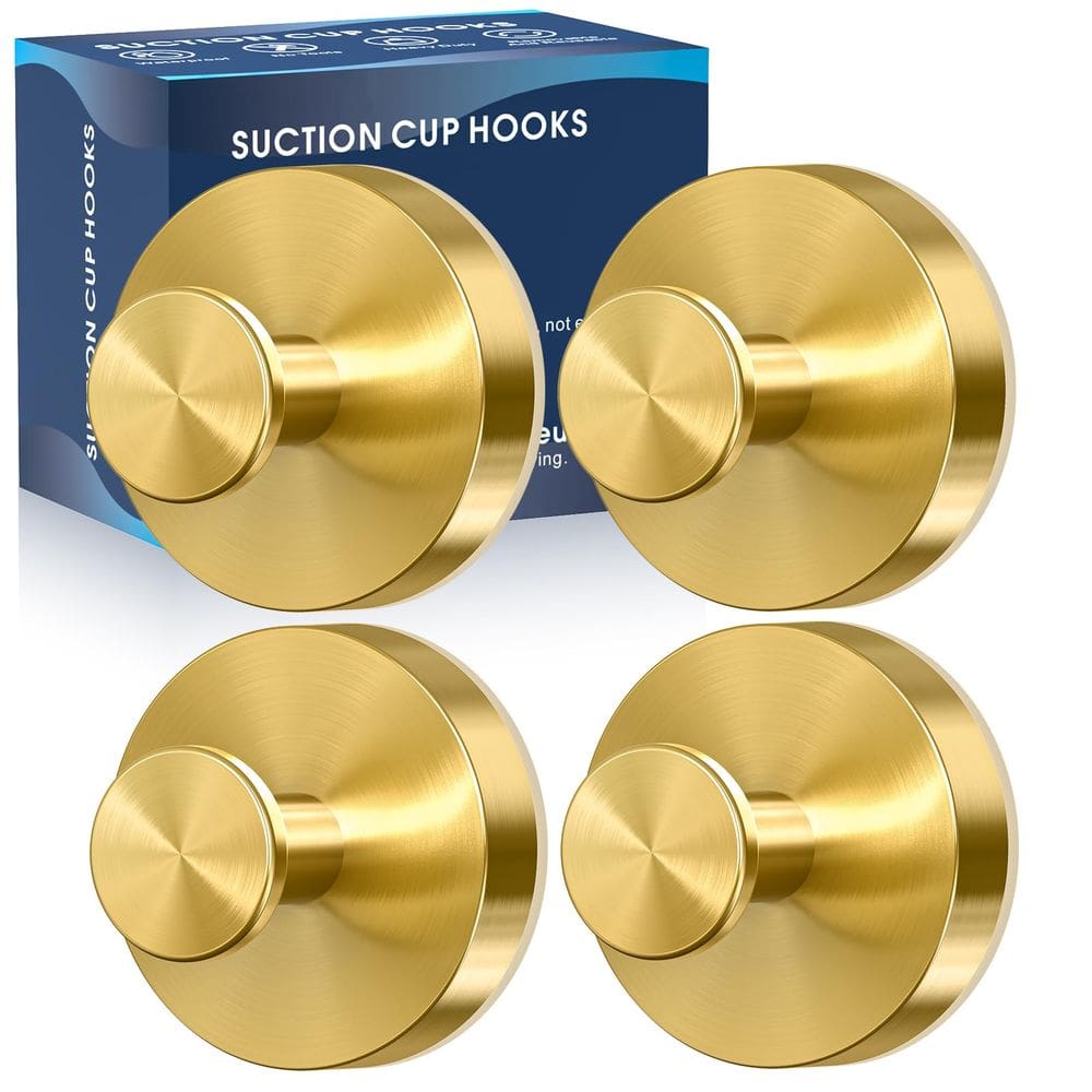 Ganchos de ventosa MOTAIPEAK para chuveiro e parede de banheiro, pacote com 4