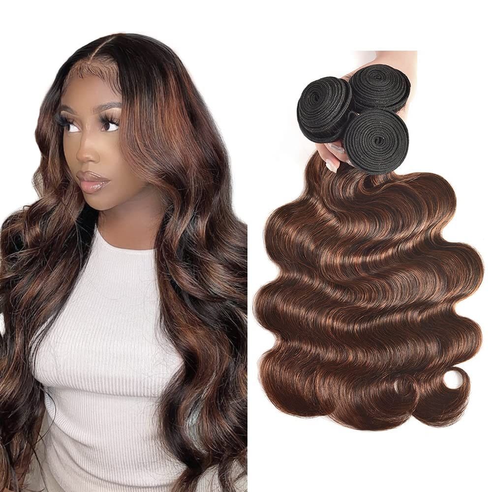 Pacote de cabelo Freiuoke Highlight Human Hair 3 pacotes Body Wave
