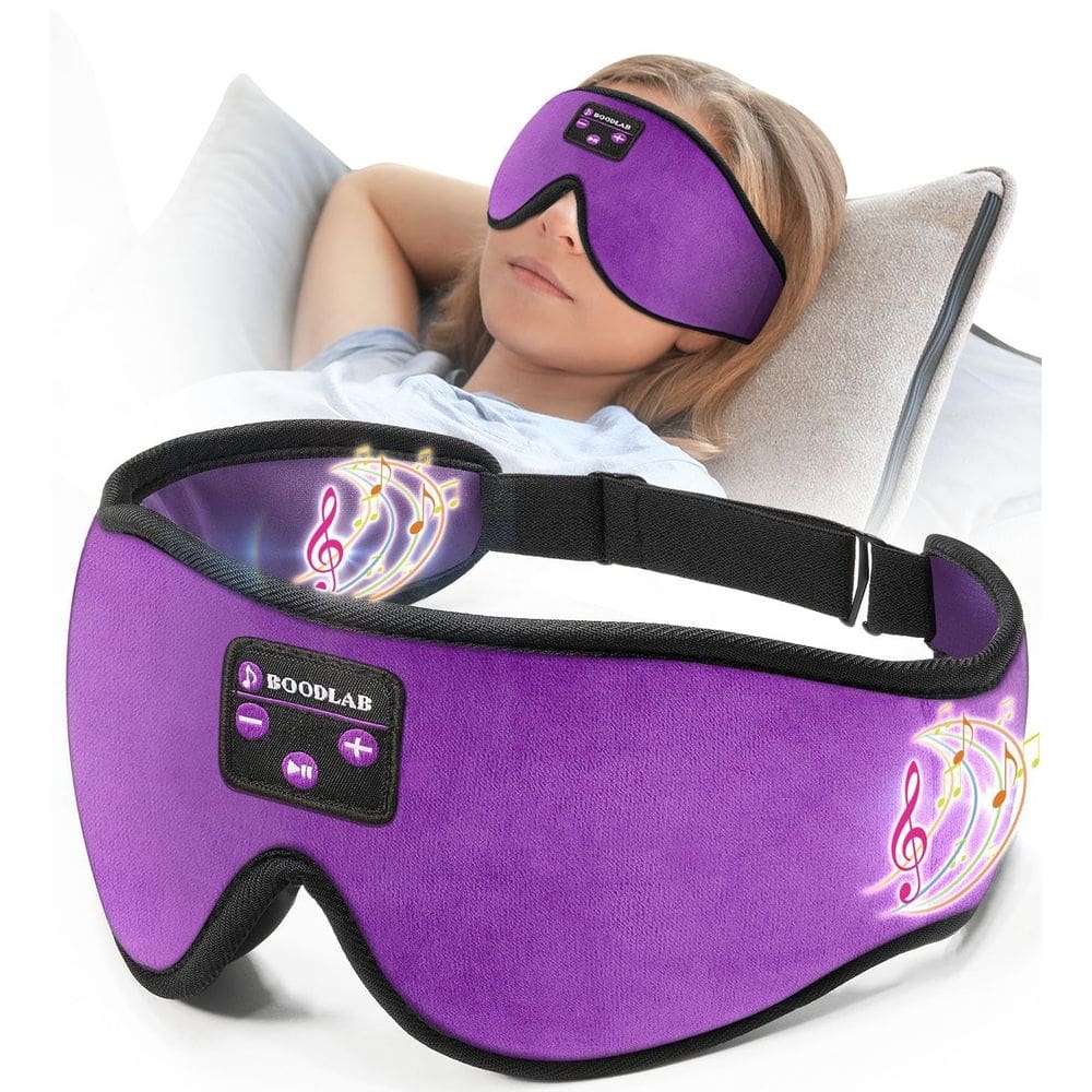 Máscara de dormir Bluetooth Boodlab Fones de ouvido para quem dorme de lado