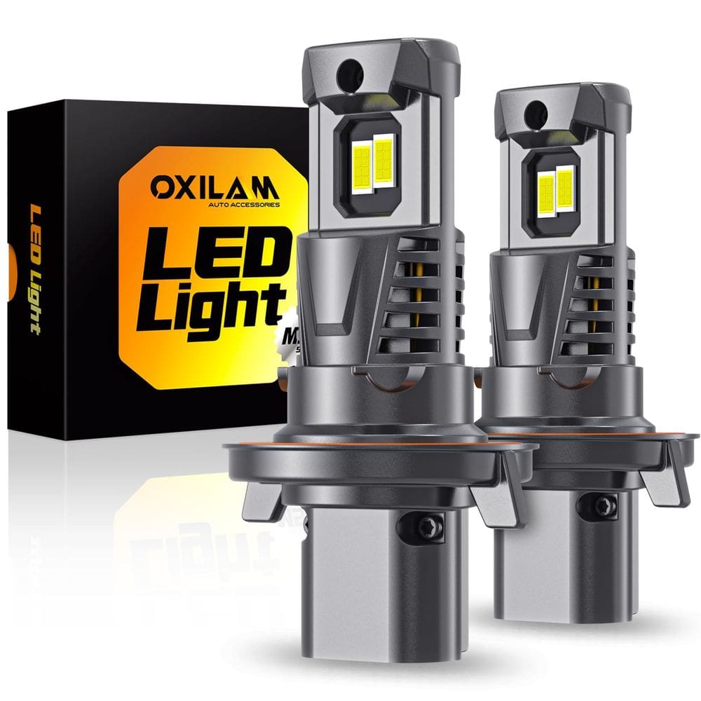 Lâmpadas de neblina branca OXILAM H13 9008 6500K (pacote com 2)