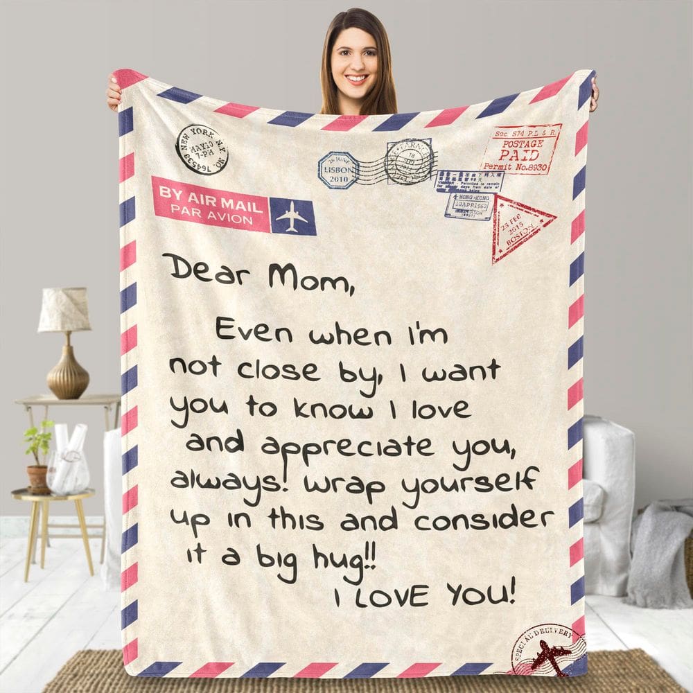 Cobertor UFOORO Dear Mom, flanela supermacia, 140x180cm