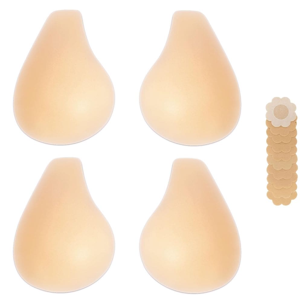 Tampas de mamilo Bontierie 2025 Added Lift Seamless Silicone Nu