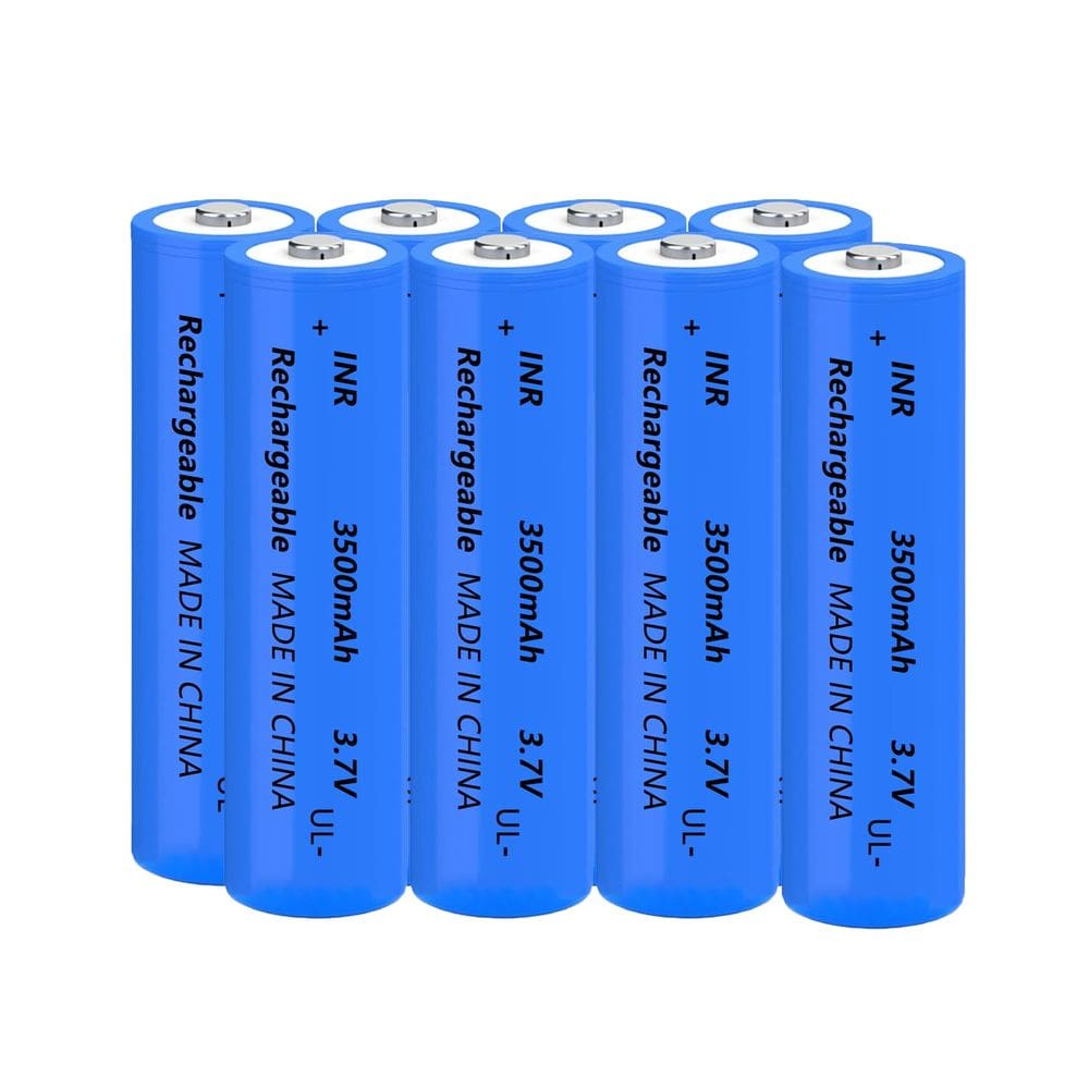 Bateria recarregável Yuntunele 18650 3.7V 3500mAh (8 pacotes)