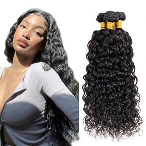 Extensões de cabelo Biottihair Wet And Wavy Water Wave 3 Bundles