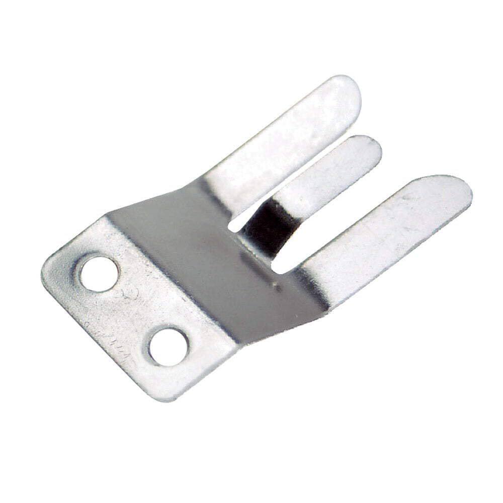 Par de aço inoxidável Whitecap SS S-500 com clipe de microfone