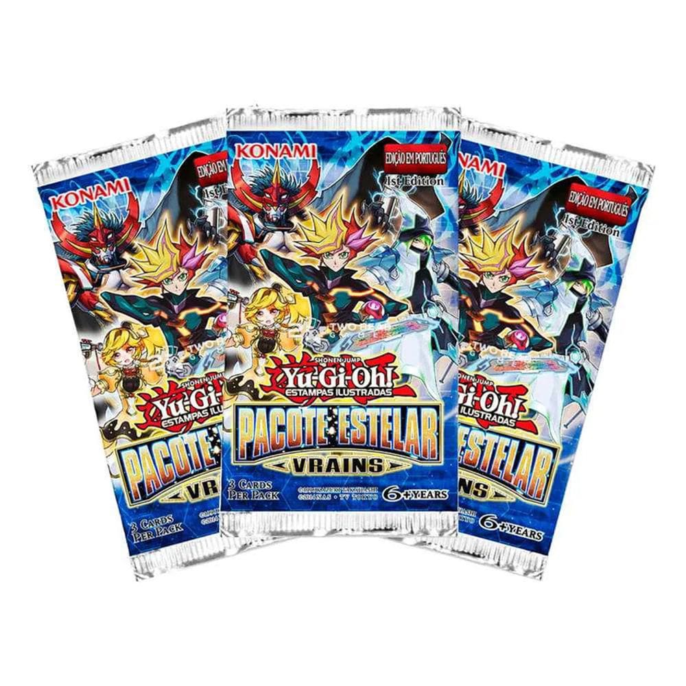 Cards Yugioh Boosters Pacote Estelar Vrains Portugues 20 Un