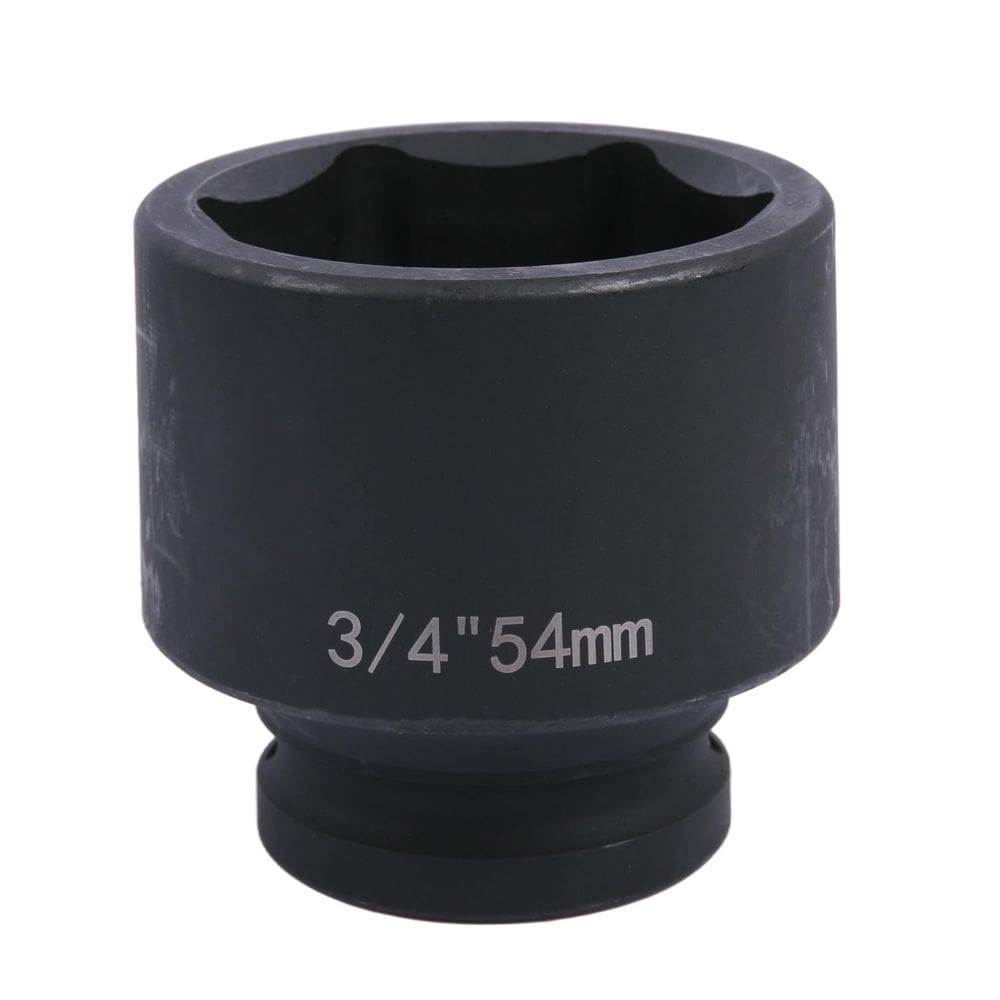 Soquete de impacto YTKavQ 3/4 Drive 54 mm, aço de liga de cromo-molibdênio padrão de 6 pontos