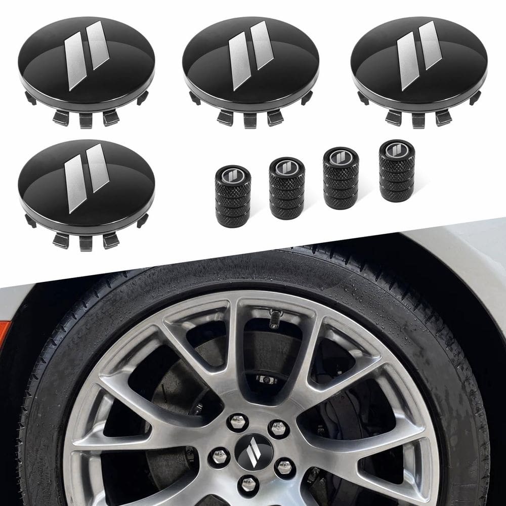 A tampa central da roda cobre o MOCH para Dodge 63 mm, conjunto de 4