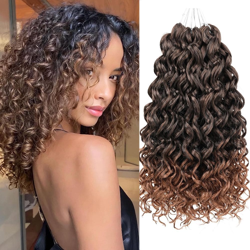 Crochê Hair Unionbeauty GoGo Curl 25 cm Short Curly T30 # 8P