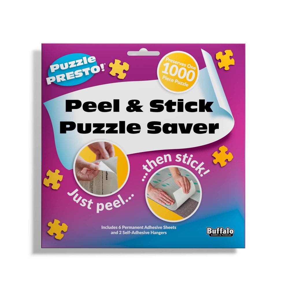 Puzzle Saver Buffalo Games Puzzle Presto! Descasque e cole