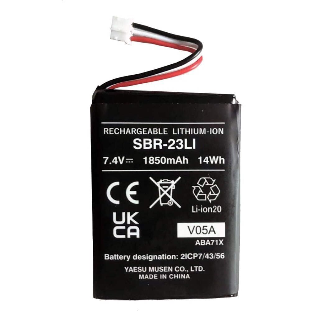 Pacote de bateria STANDARD HORIZON SBR-23LI Li-Ion para HX210