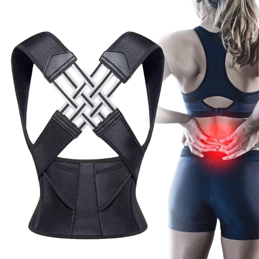 Colete Corretor Postural Ortopédico Coluna Cervical Alinha Postura Tamanho:S