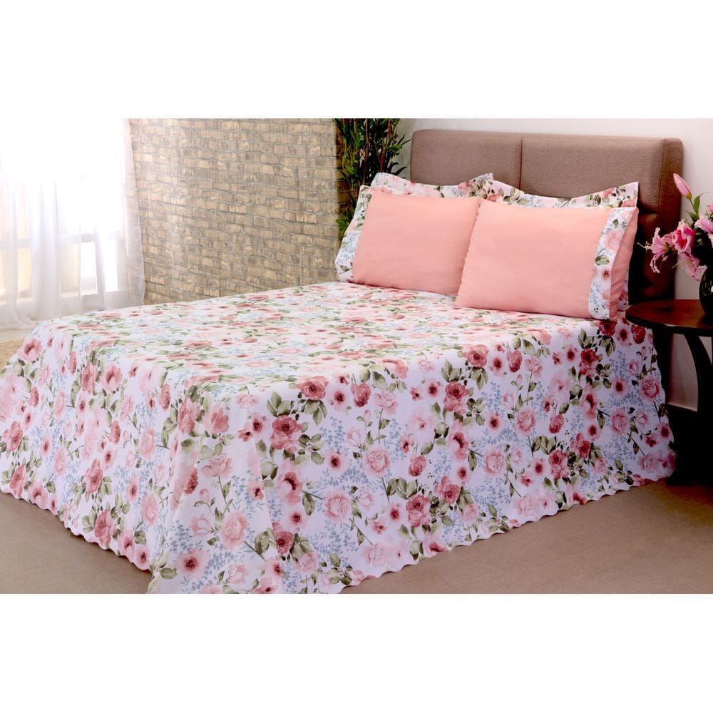 Colcha Bel Queen 03 Pçs Buque