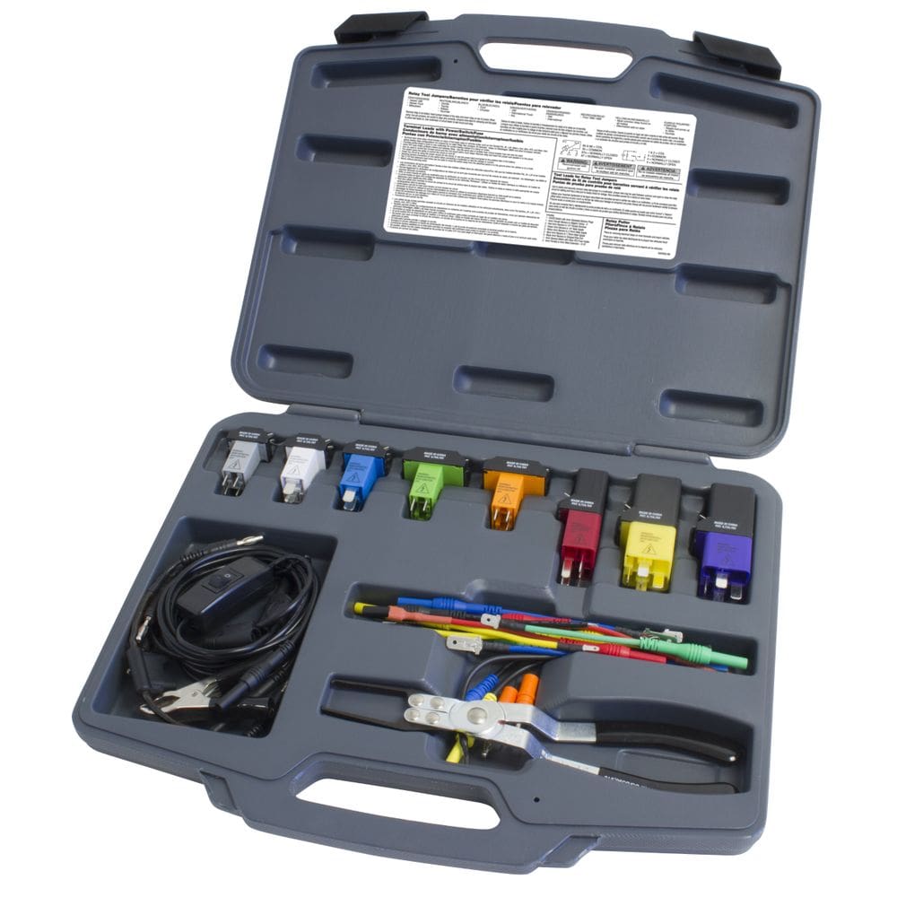 Conjunto de saltos de teste de relé Lisle 69300 com 8 jumpers e kit de cabos de teste