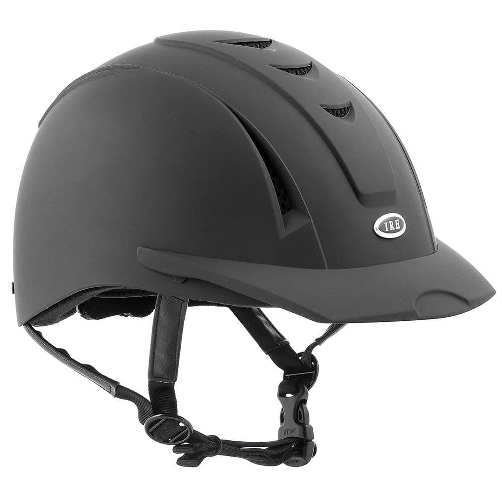 Capacete IRH Equi-Pro Equestrian Safety lavável preto fosco