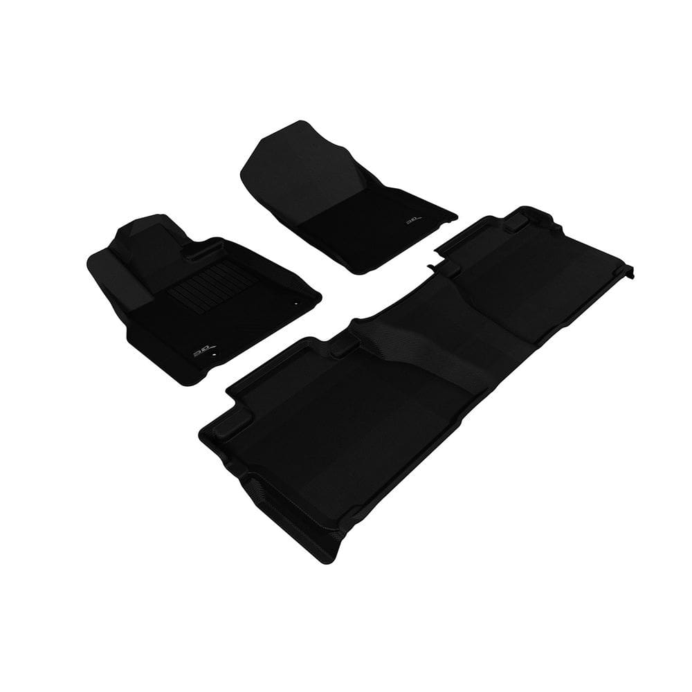 Tapete de chão 3D MaxPider KAGU Custom Fit para TOYOTA TUNDRA DOUBLE CAB 2014-2021