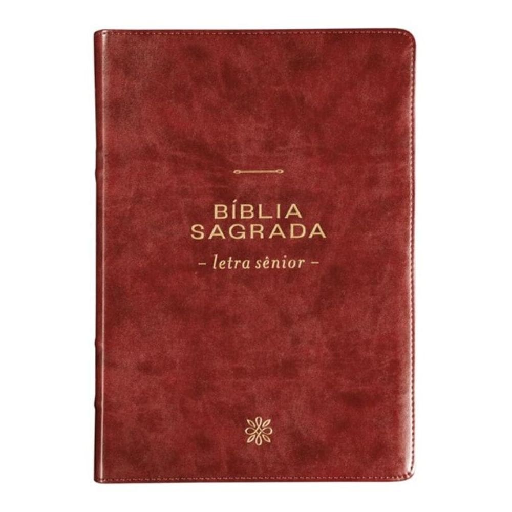 Bíblia Nvi, Letra Sênior, Couro-Soft Vinho, Leitura Perfeita